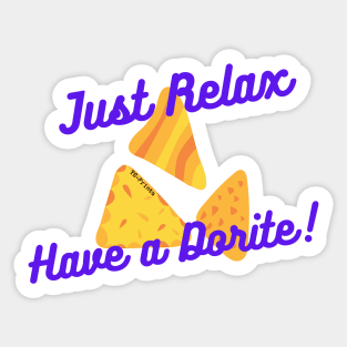 Relax, Have a dorite ! Sticker